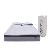 Somnuzโข Comfort Night 12 Inch Water Repellent Teflon Fabric Latex Individual Pocketed Spring Mattress Singapore